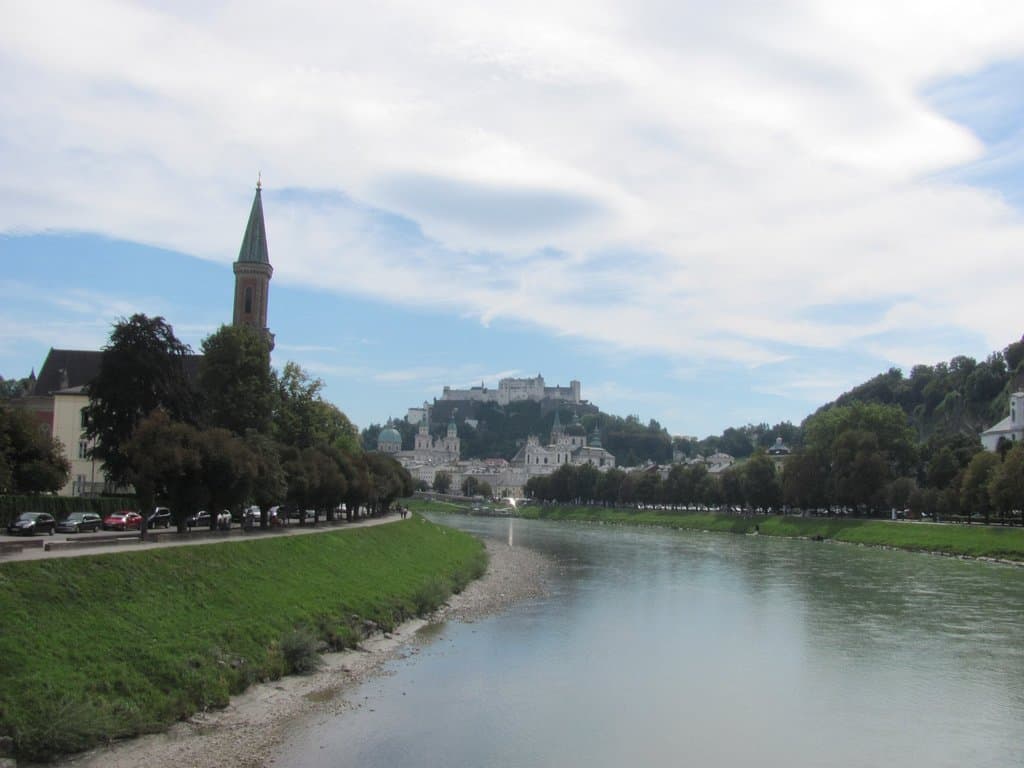 Desde el puente Müllner Steg