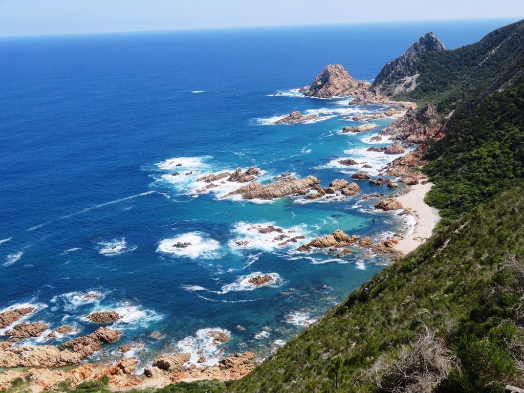 view from the cliffpath