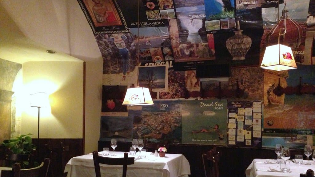 Интерьер (ресторан в подвальном помещении)