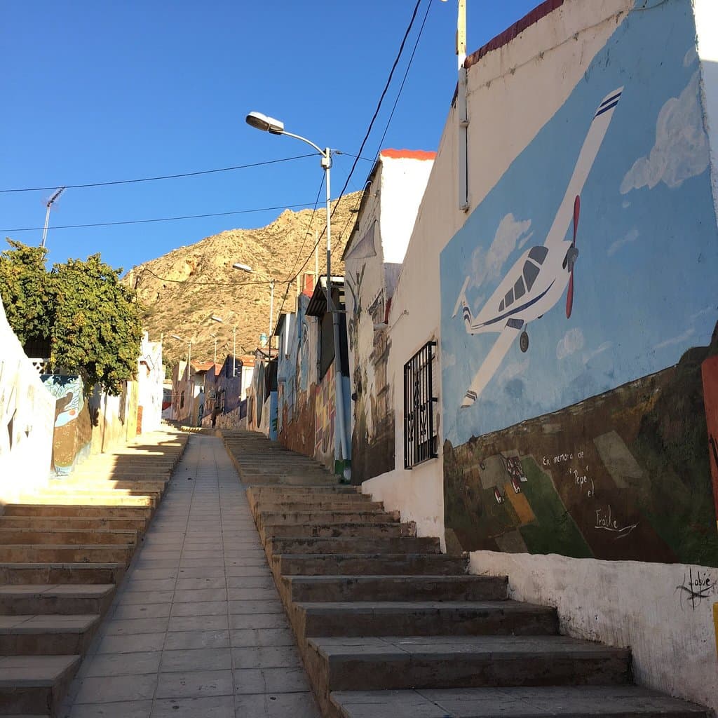 Muurschilderingen - Murales in de wijk San Isidro