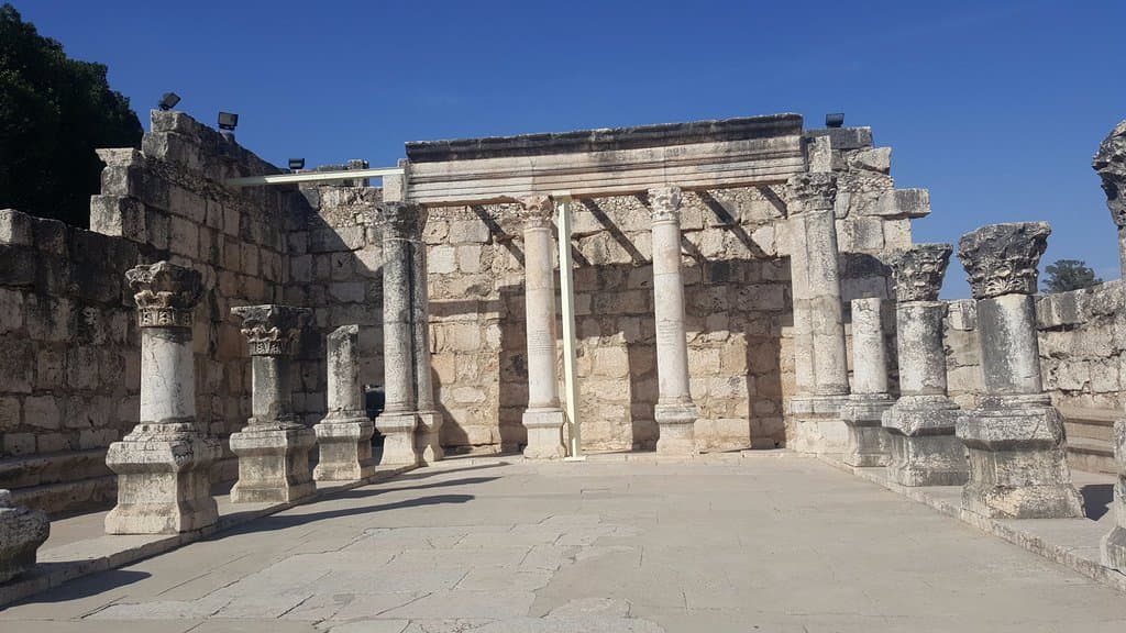 The "new" 4th or 5th century Temple built above where Christ preached.