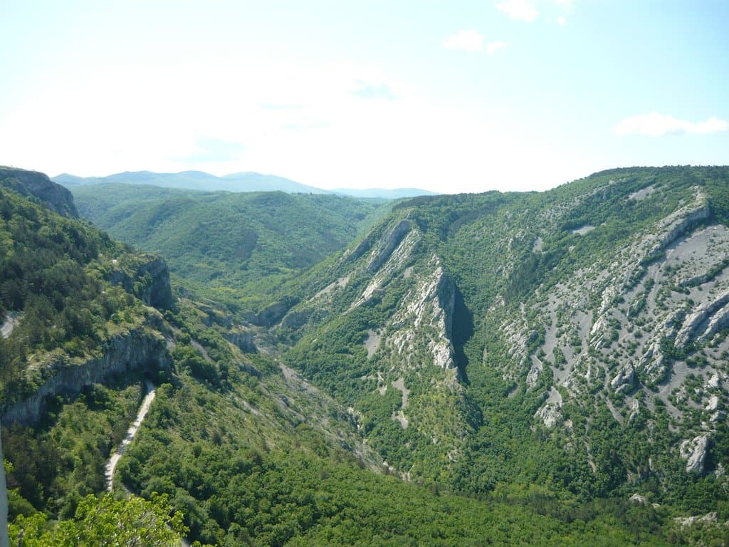 Pohled na rezervaci