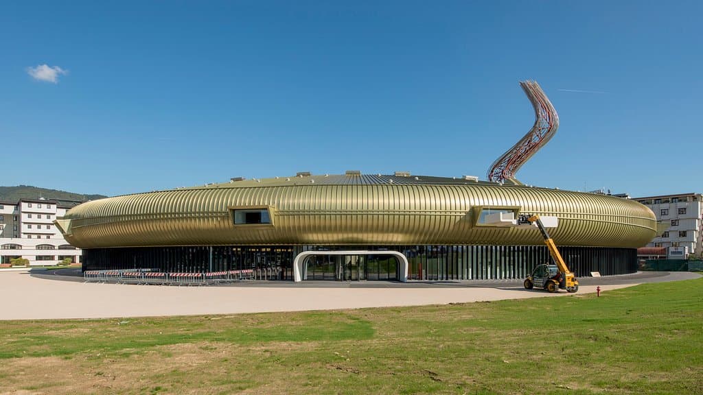 l'originale struttura del museo