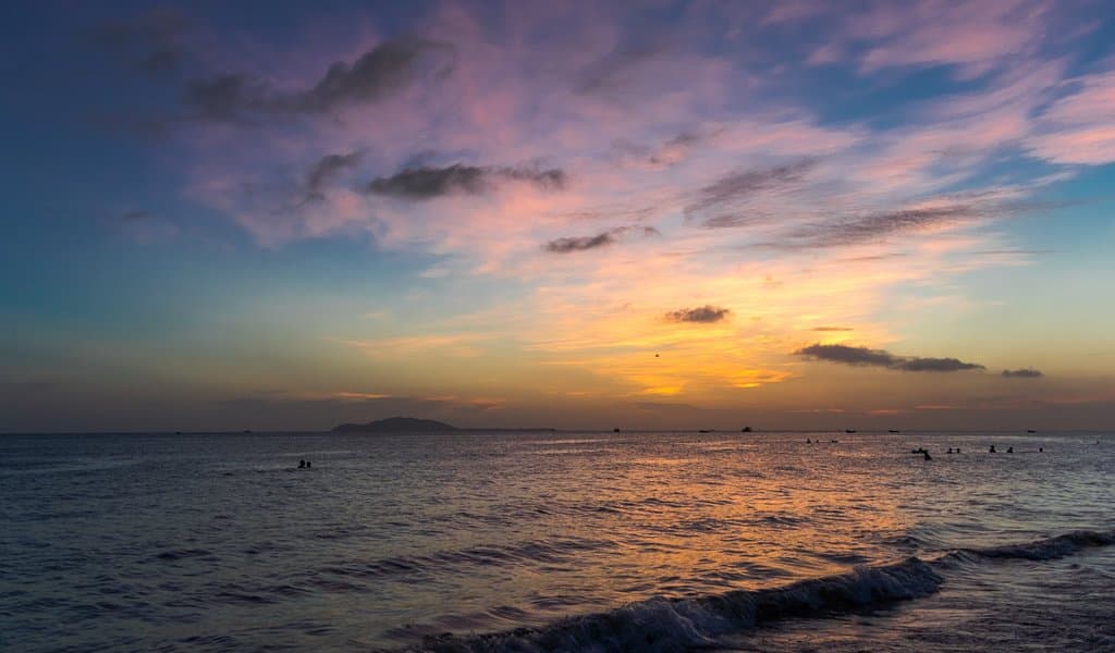 Закат в заливе