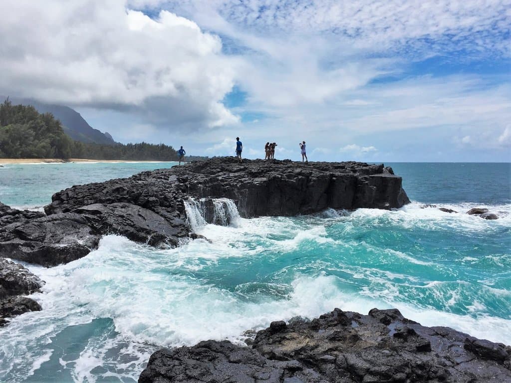 Kahalahala beach on Lumahai