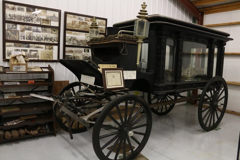 The old hearse