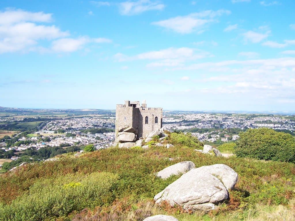 Carn Brea "Castle", now a restaurant.
