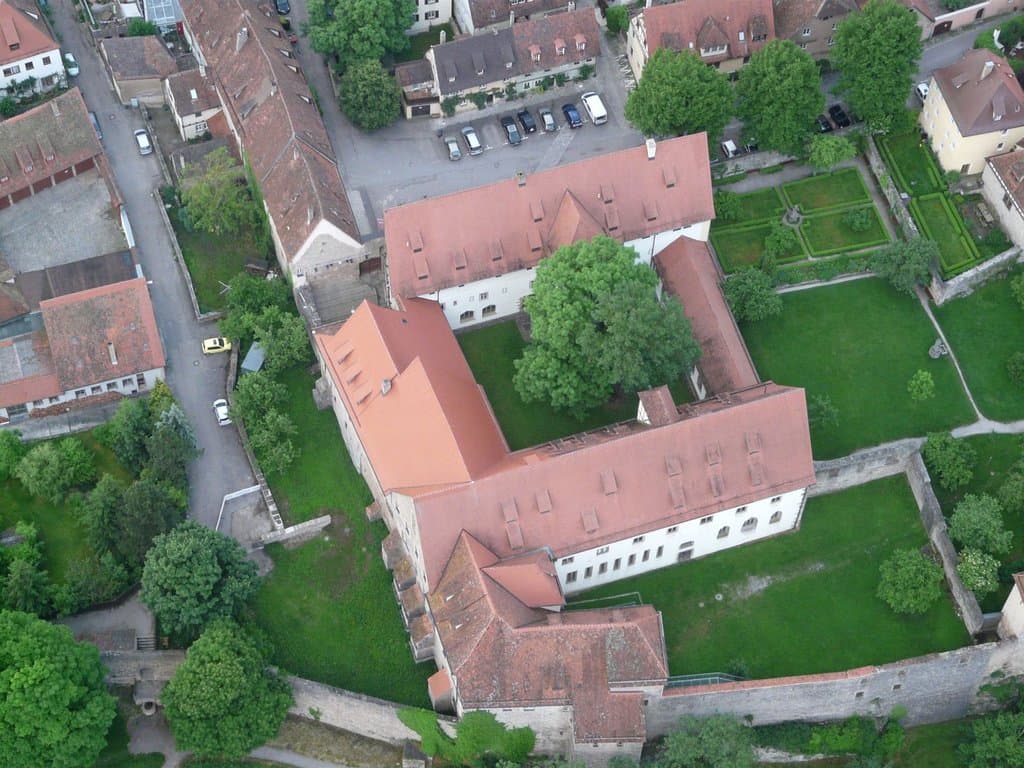 Foto vom Heißluftballon aus
