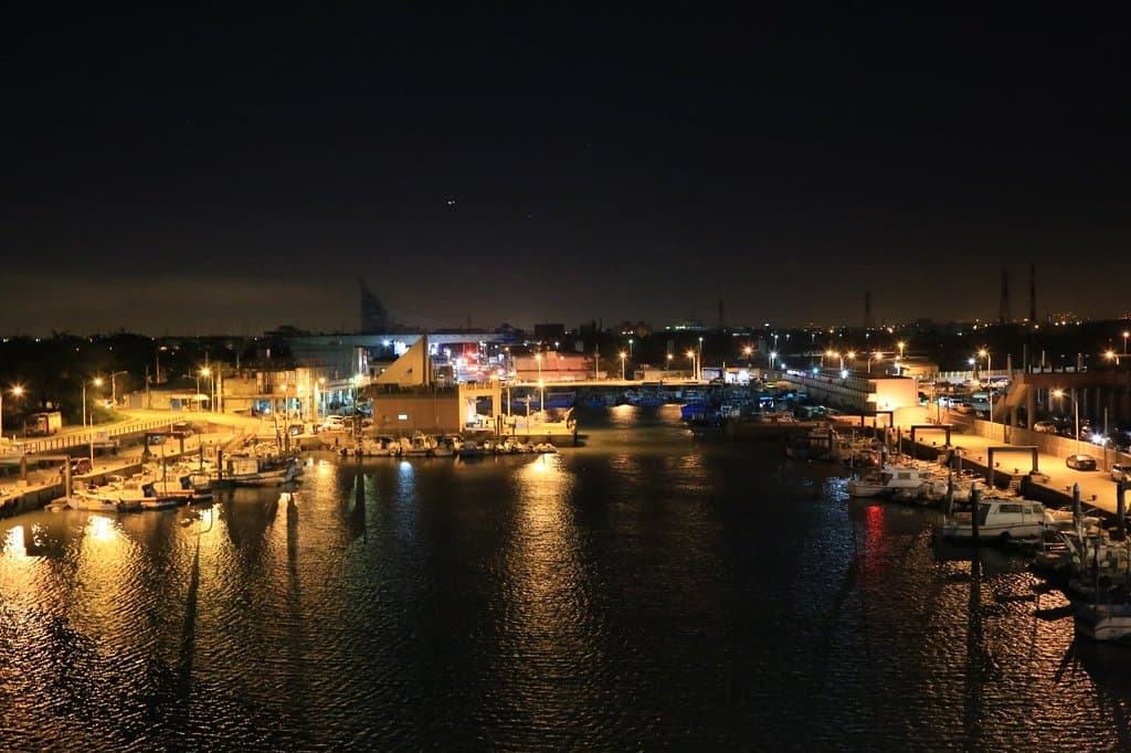 永安漁港的海景