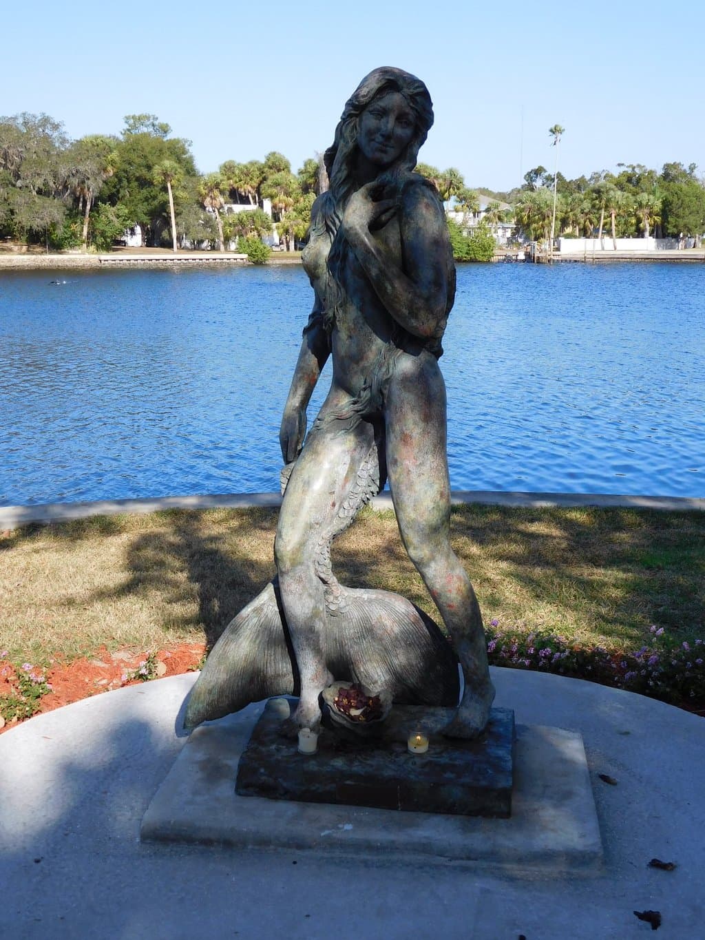 A statue in Craig Park