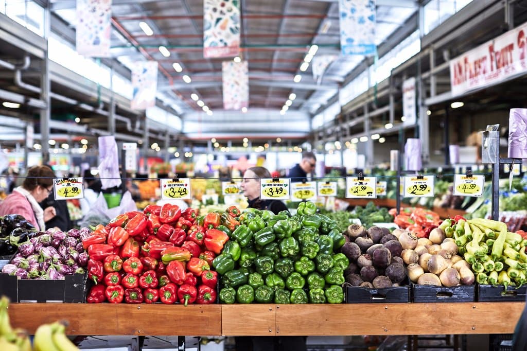 Fresh fruit and veg at Dandenong Market