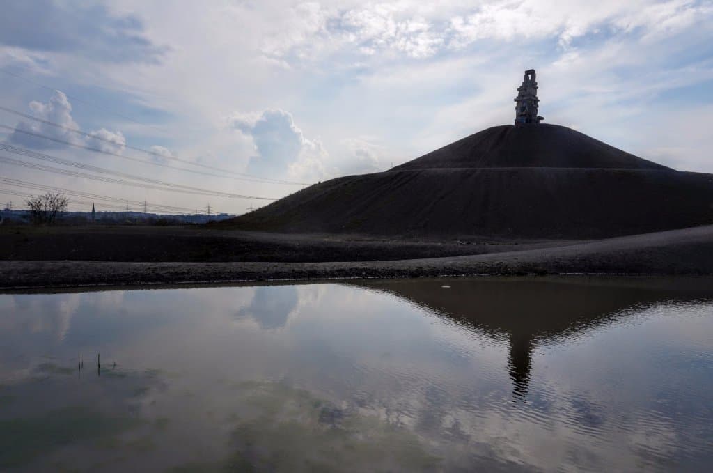 Blick vom mittleren Plateau in Richtung Essen