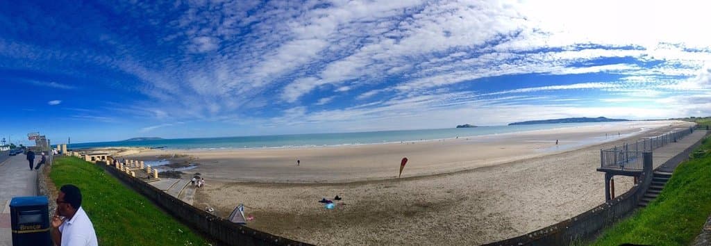 Der Strand von Portmanock Ende Juli 2016