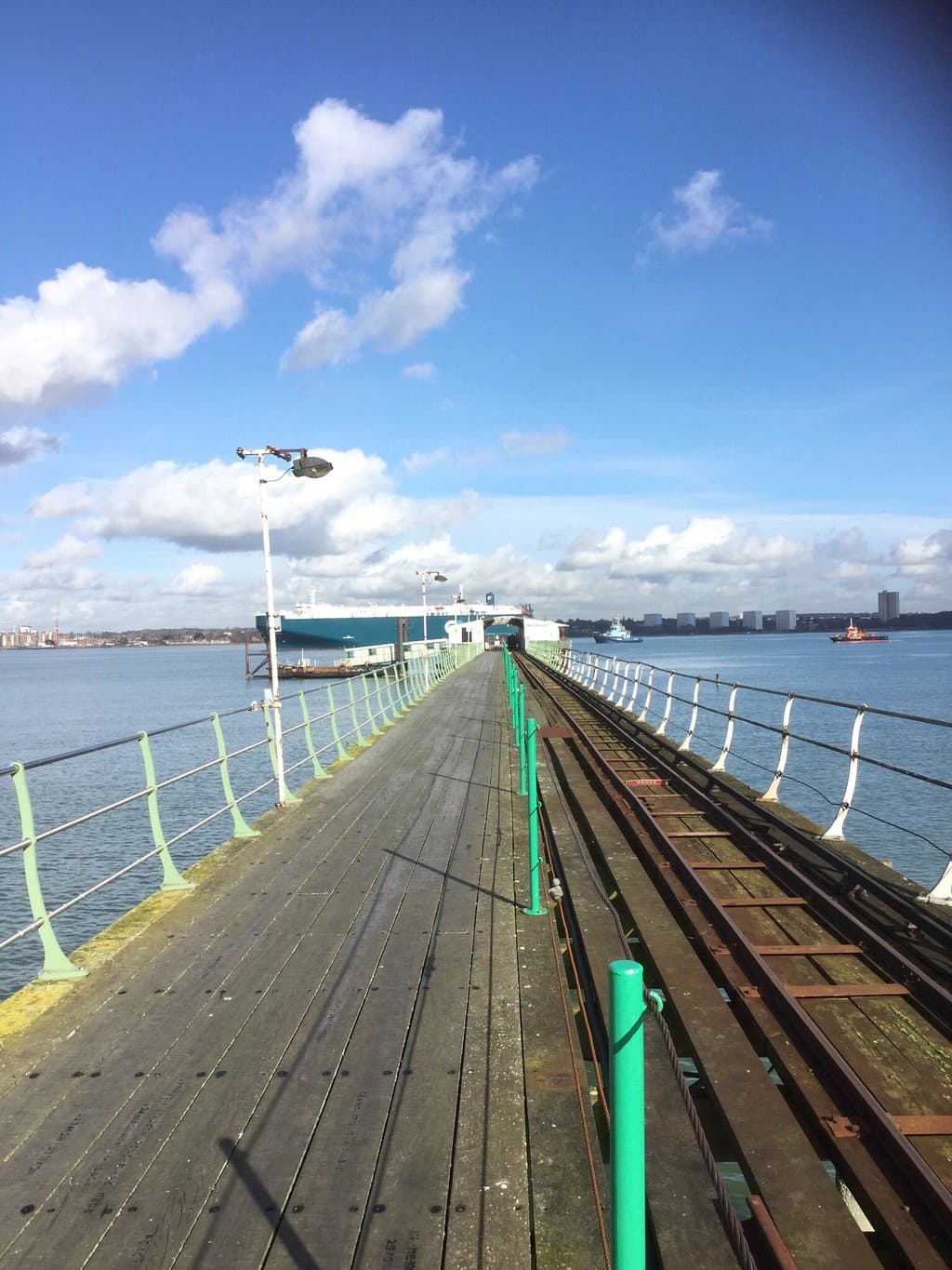Another sunny visit to Hythe pier with young grand children