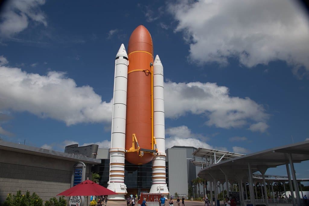 Foguete lançador do onibus espacial