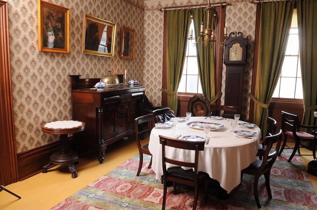 The dining room at Mackenzie House