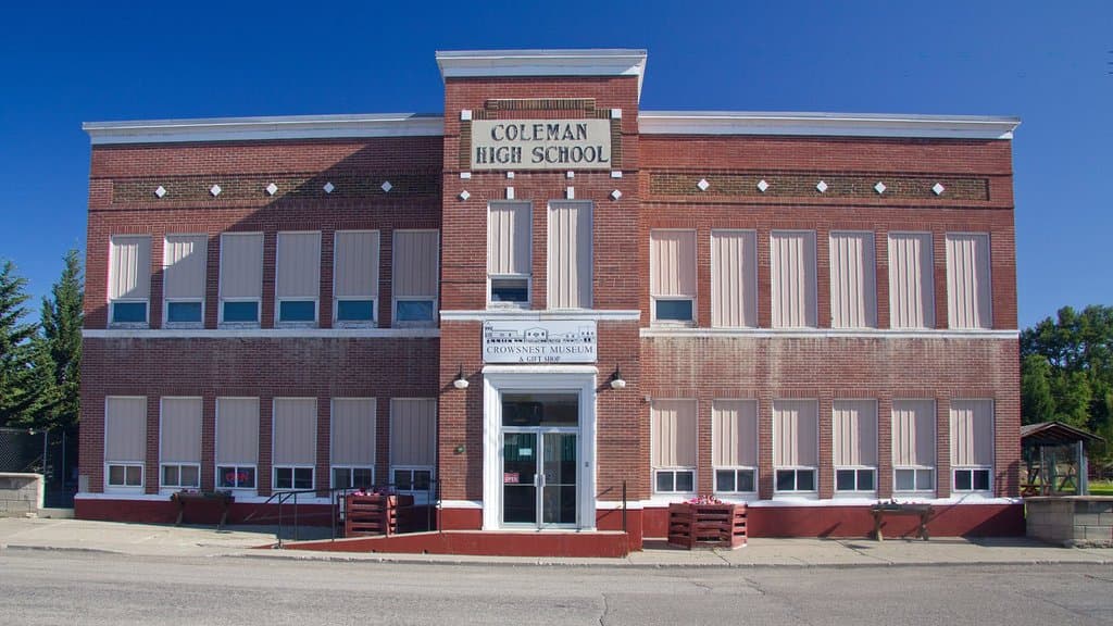 Located in the former Coleman High School, built 1936