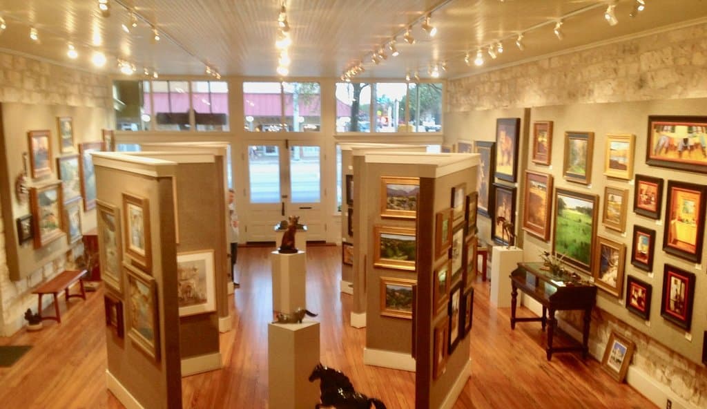 RS Hanna Gallery at 244 West Main Street - Inside View.  Second location now open - March 2017.