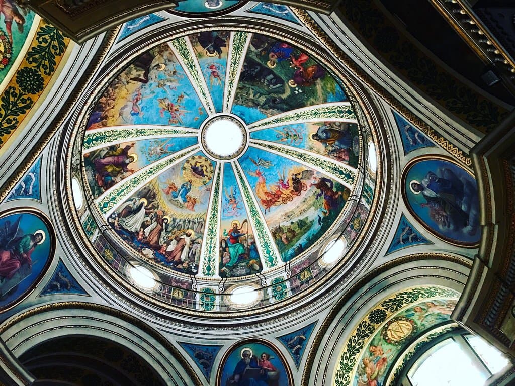 Inside of church