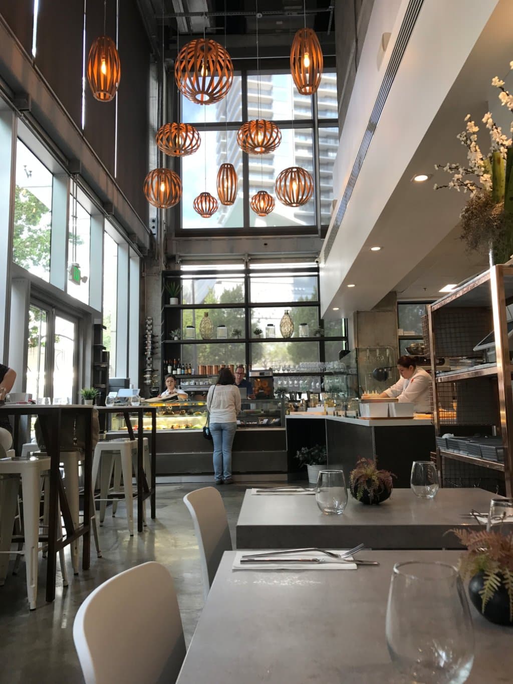 Service and Seating area