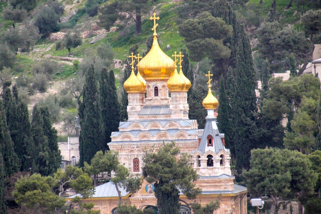 The Church seen from the Temple Mount (Zoomlense)