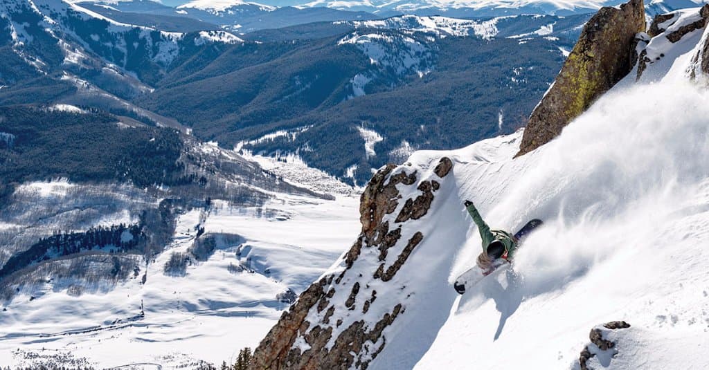 Snowboarder Enjoying CBMR