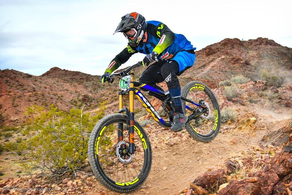 Downhill Mountain Bike racing in the Winter Series