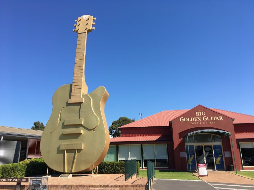 Big Golden Guitar Tourist Centre Tamworth