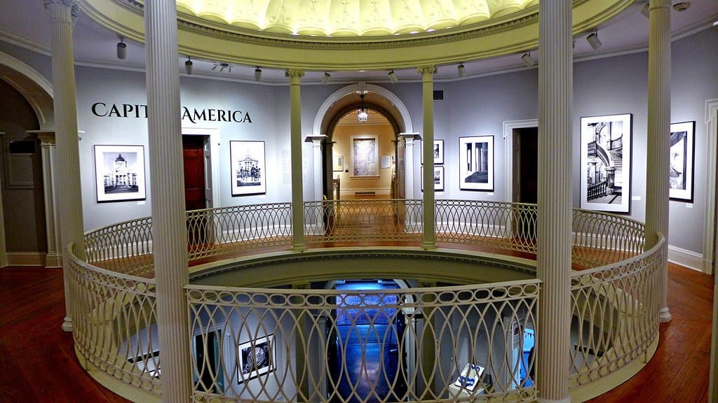 Beautiful contemporary photo exhibit