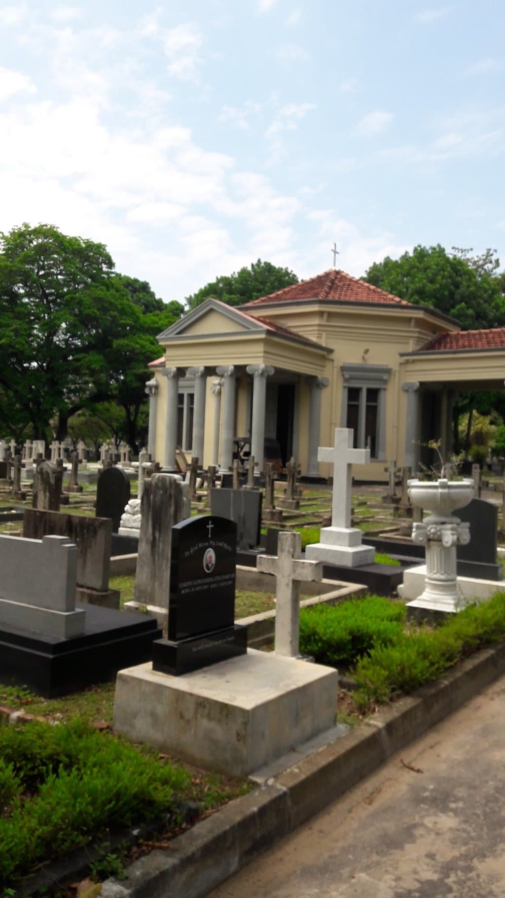 Christian  section/ Church for last rights/ service