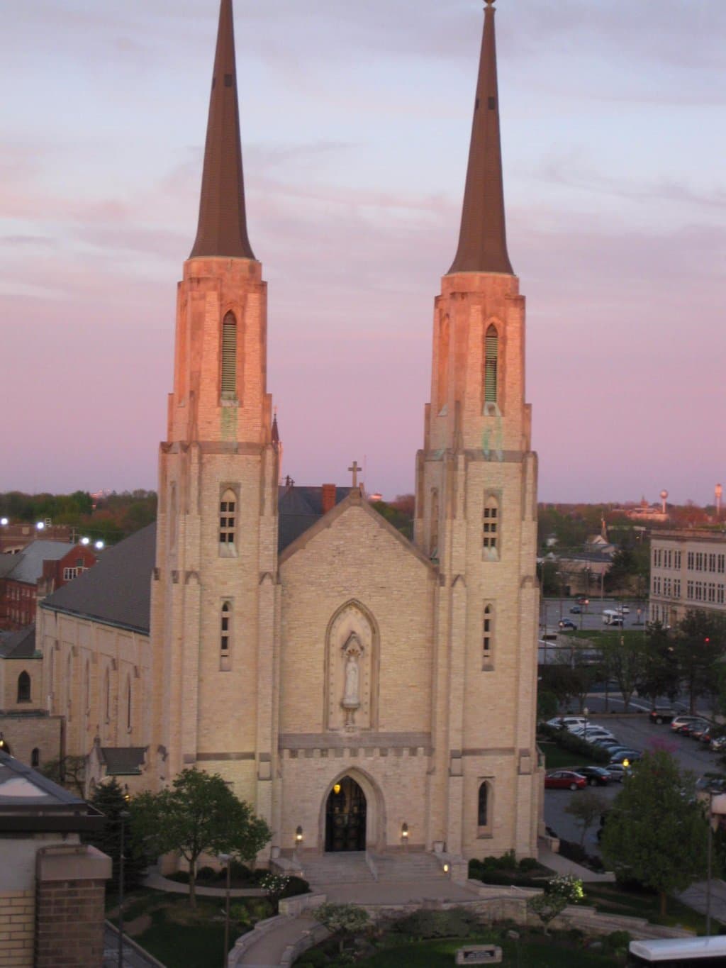 View from the Embassy Theatre roof top.
