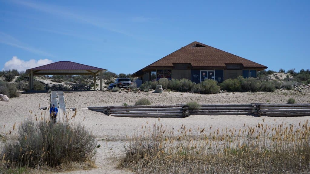 Sitting right by the beach