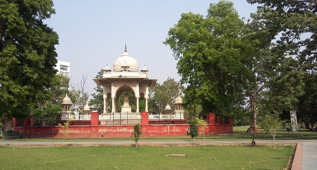 Inside Hazrat Mahal Park, Lucknow