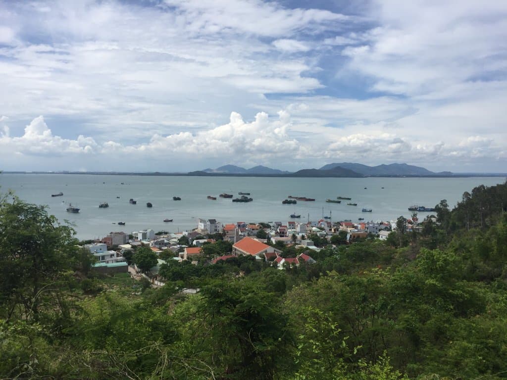 Old French artillery fort. 
Fantastic views