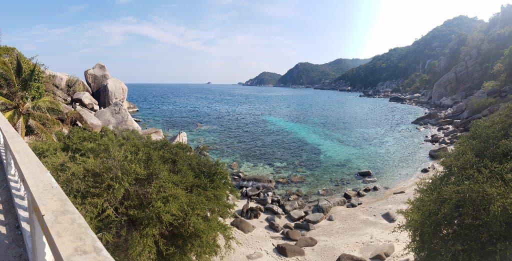 From the abandoned hotel at Laem Thain... well worth the hike