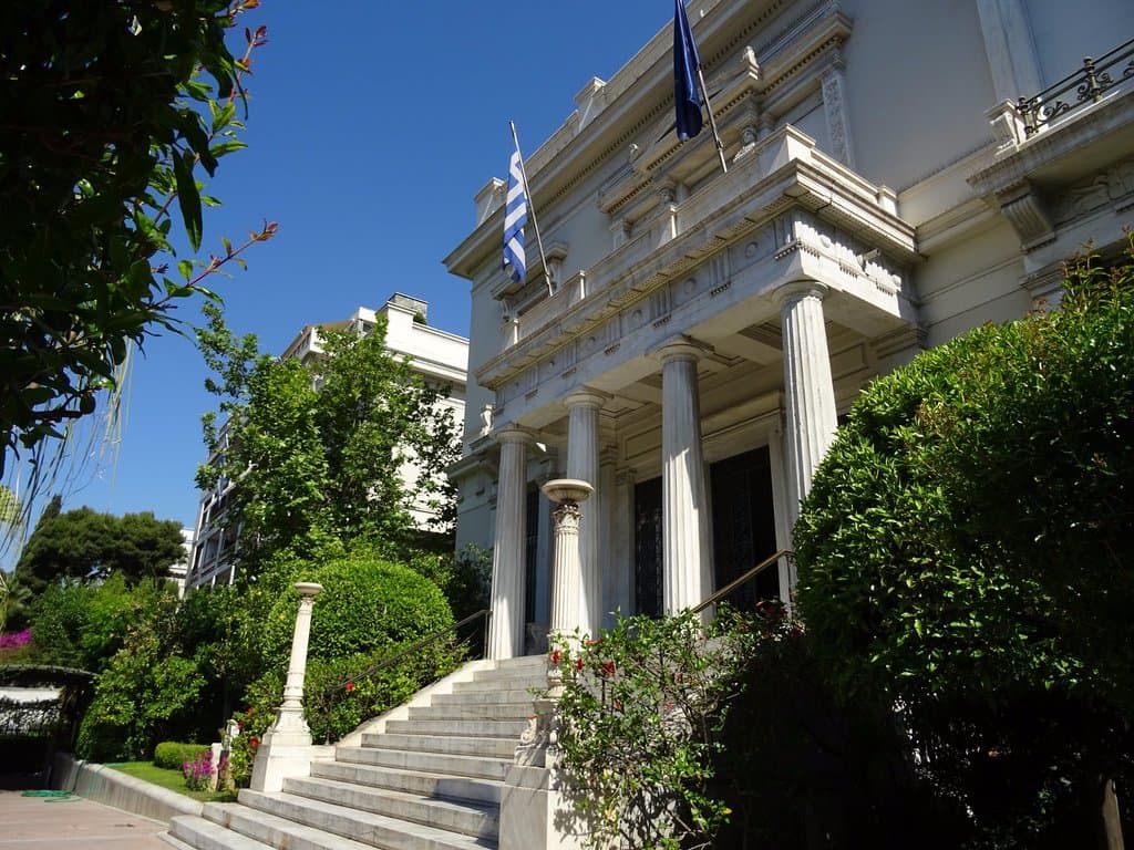Benaki Museum, the entrance