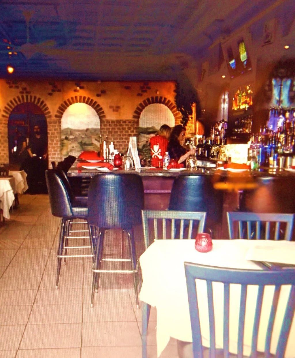 Inside of restaurant