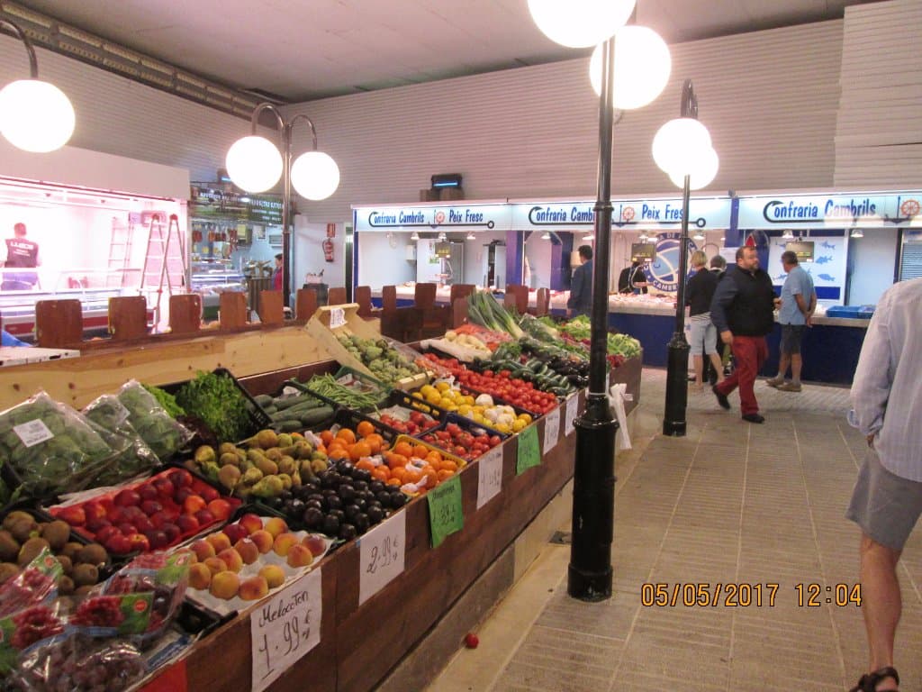 Fresh fruit and veg at the market
