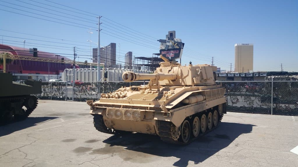 Tank Yard outside Battlefield Vegas