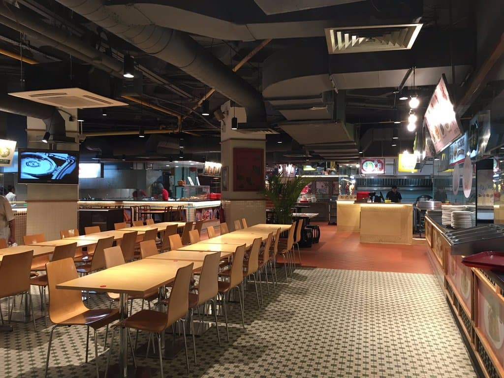 Lot 10 Hawker Center (before opening)