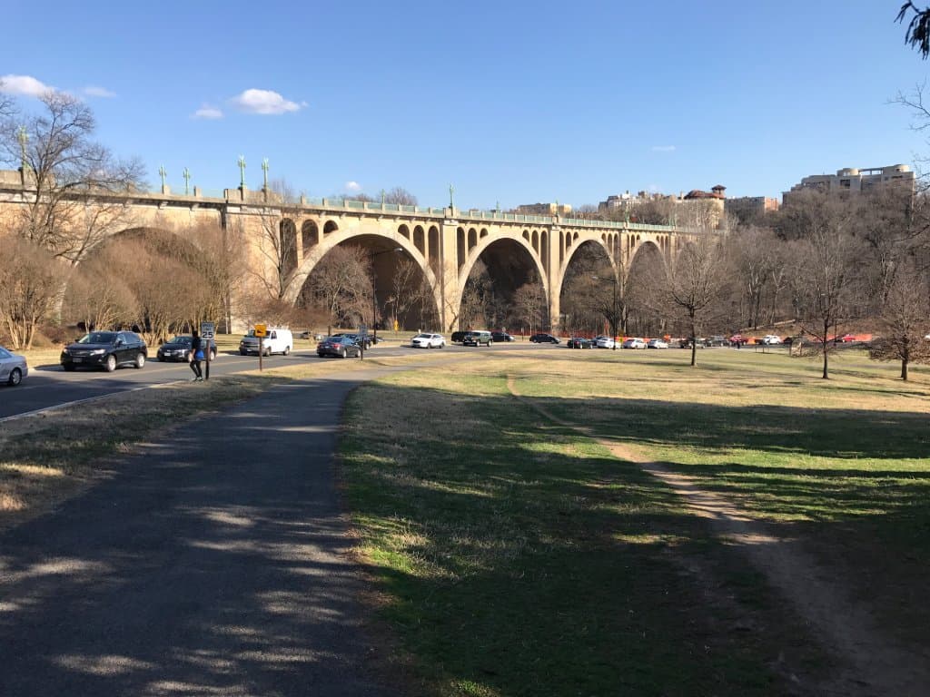 Beautiful view of the Connecticut Street bridge