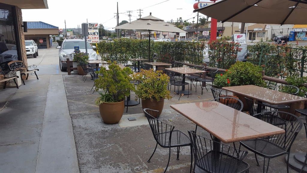 Lakeside Cafe Outside Seating