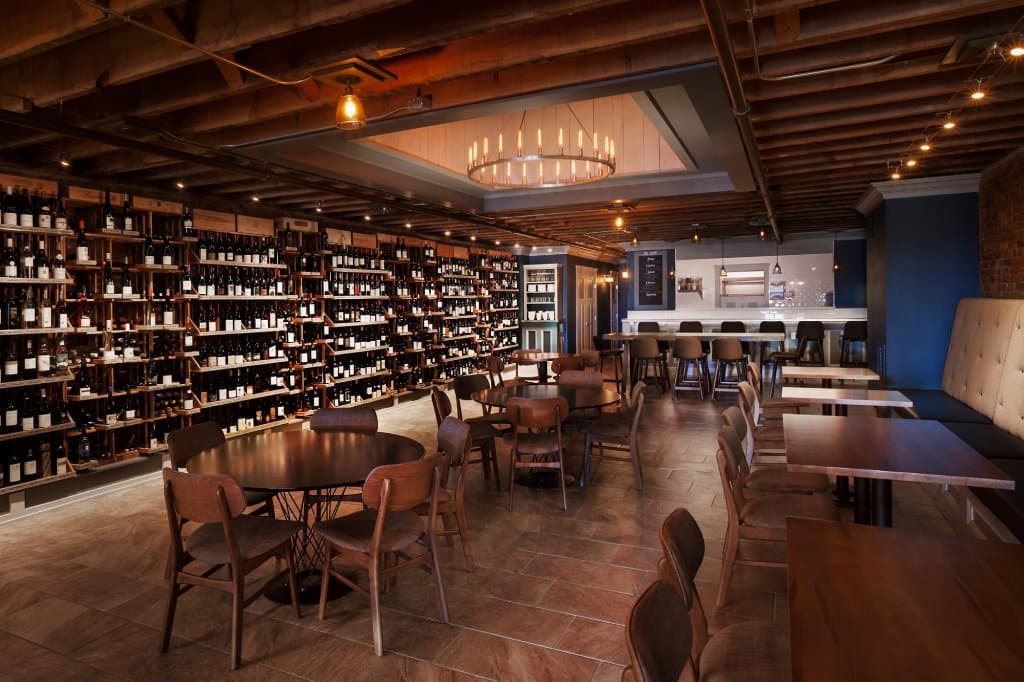 Interior looking into the kitchen