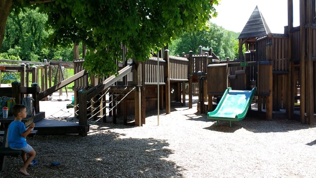 Wooden playground