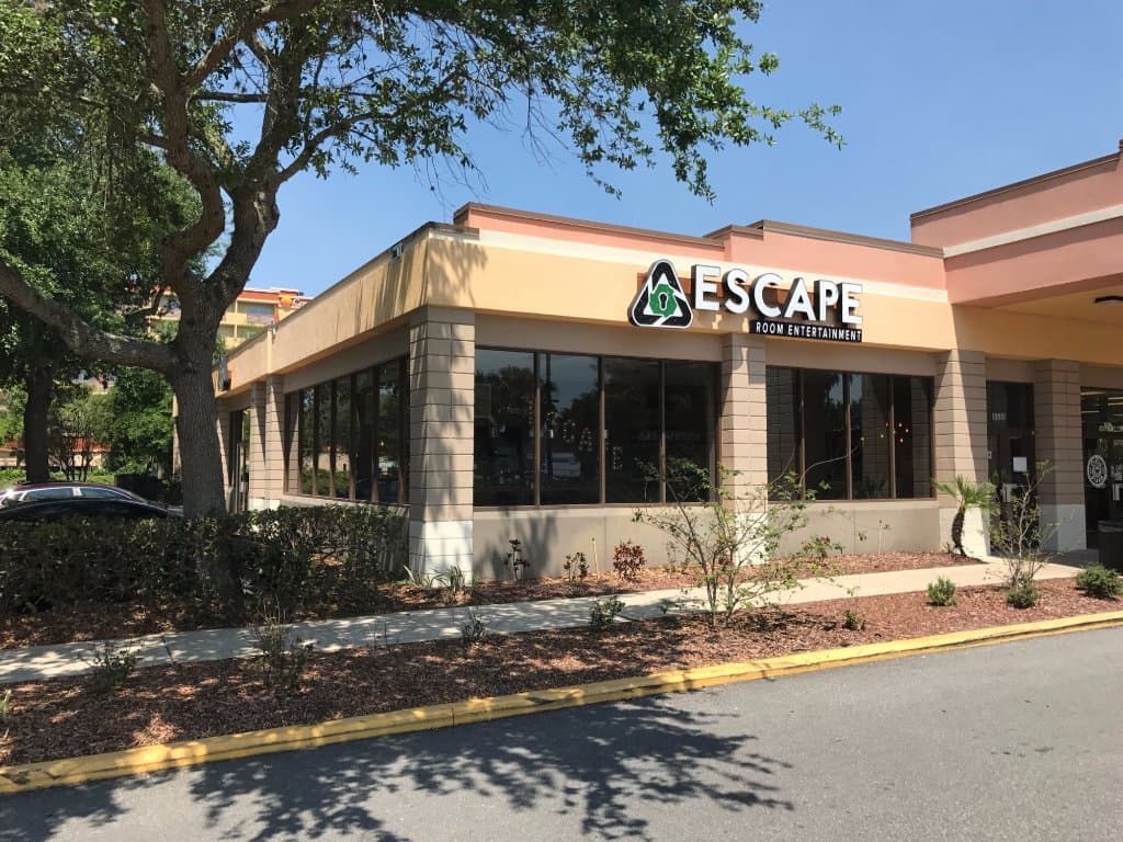 5 minutes from Disney Springs, located in the same plaza as Sea Dawg Brewery.