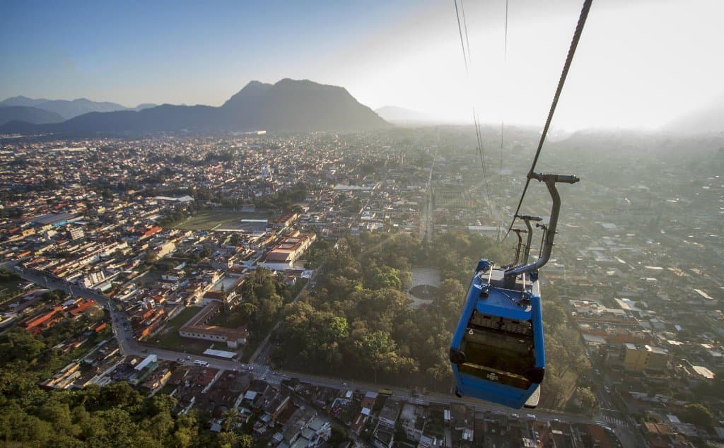 Vista desde las cabinas del Teleferico Orizaba