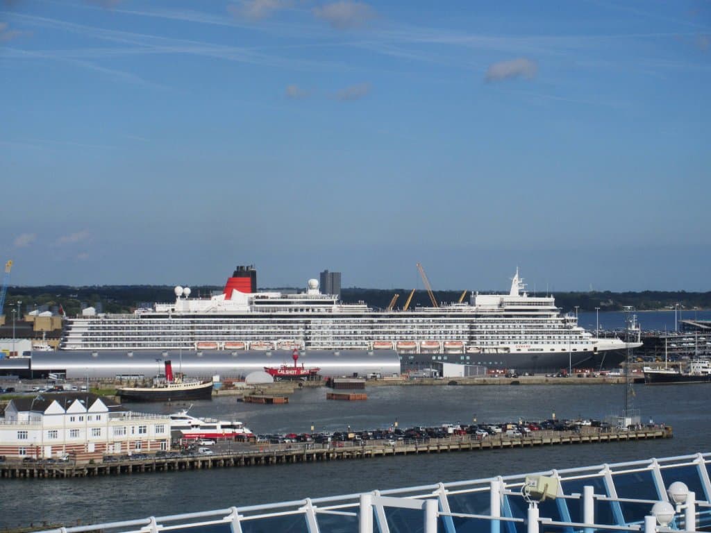 Looking across Port