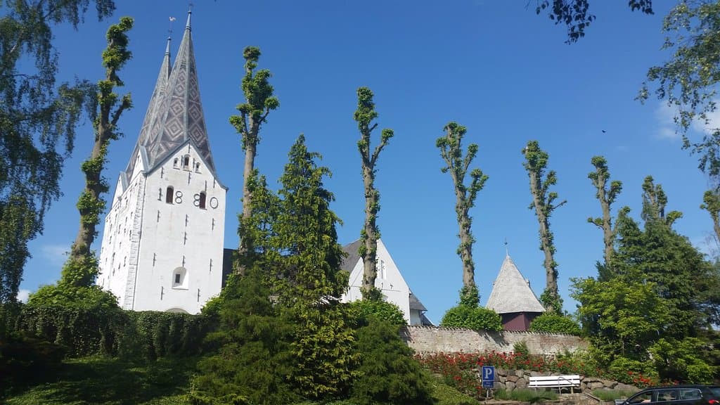 Broager Kirke (Church) dates back centuries and is the only Kirke in Denmark to have two spires