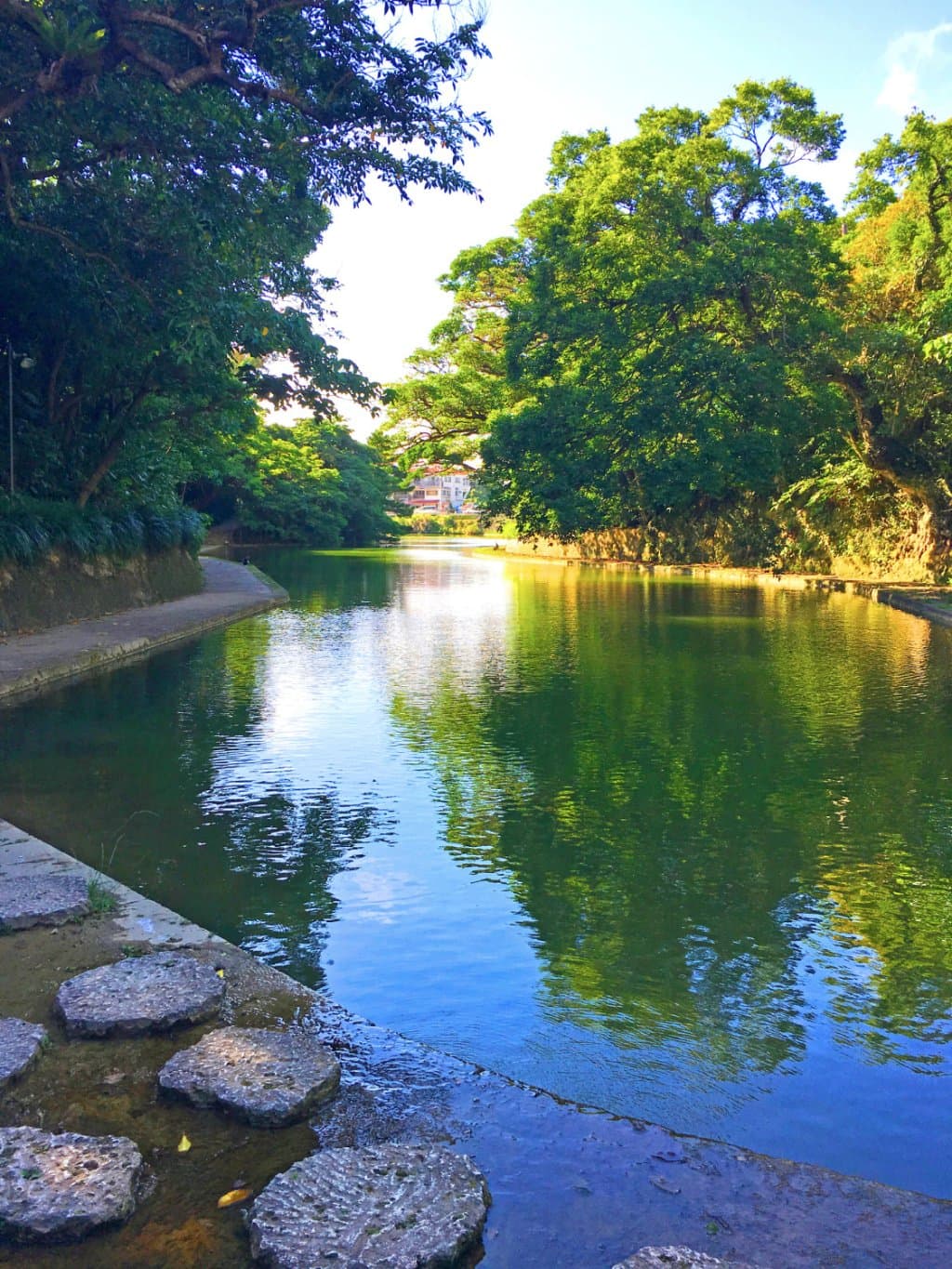 環境相當清幽寧靜，池邊景致讓人忘卻塵囂。
