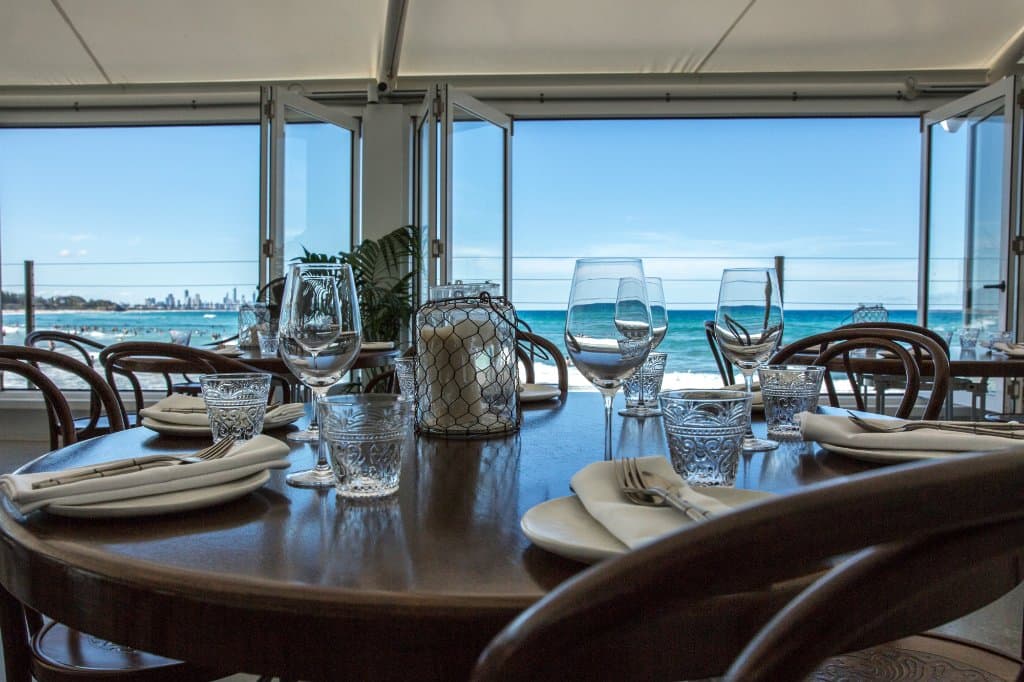 View from the restaurant